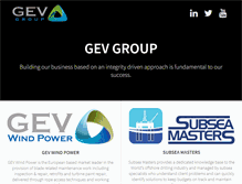 Tablet Screenshot of gevgroup.com